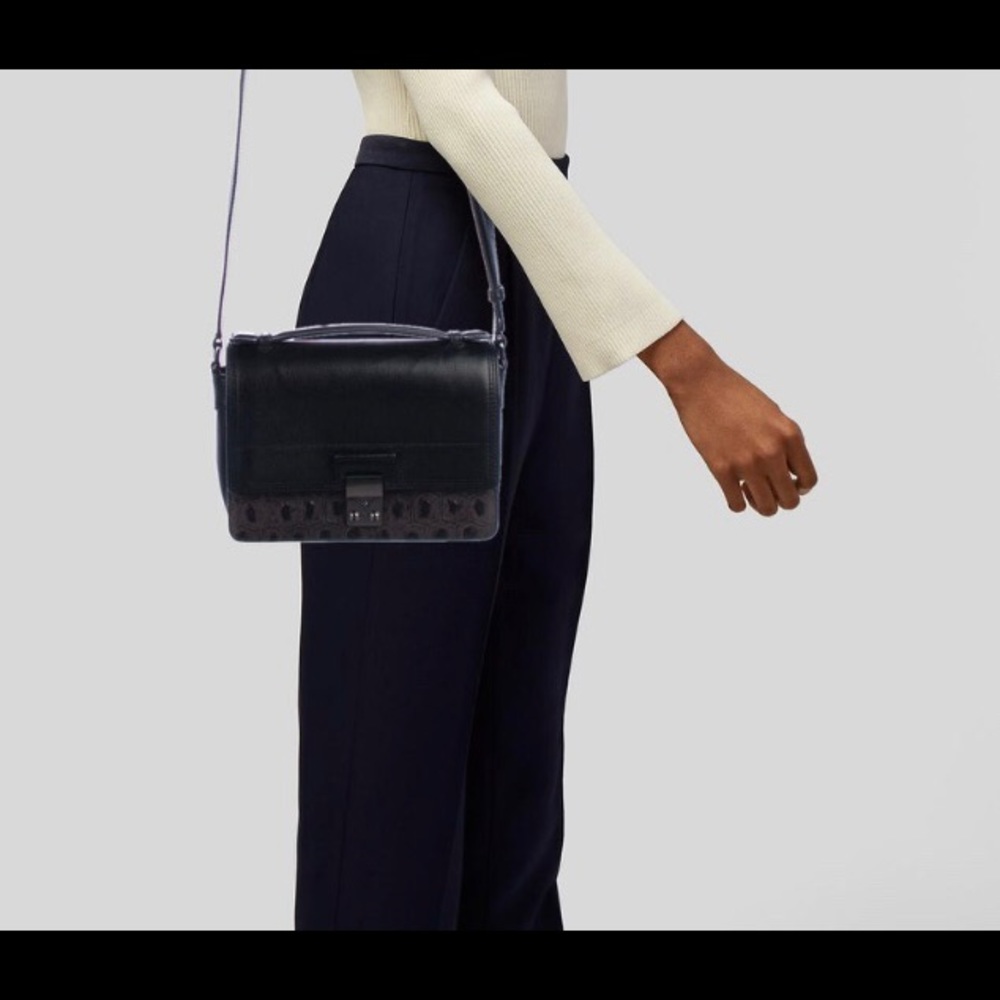 3.1 Phillip Lim Black  Messenger Bag with dust bag
